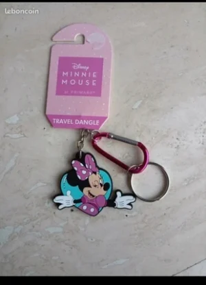 Lot porte clés Disney Minnie et Mickey
