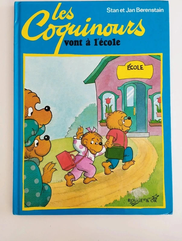 Livre les coquinours vont a l'école de 1990