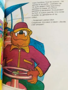 Livre les coquinours vont a l'école de 1990